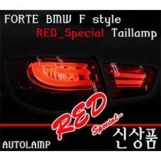 AUTO LAMP BMW F-STYLE LED TAILLIGHTS (RED SPECIAL) KIA FORTE / CERATO 2008-12 MNR